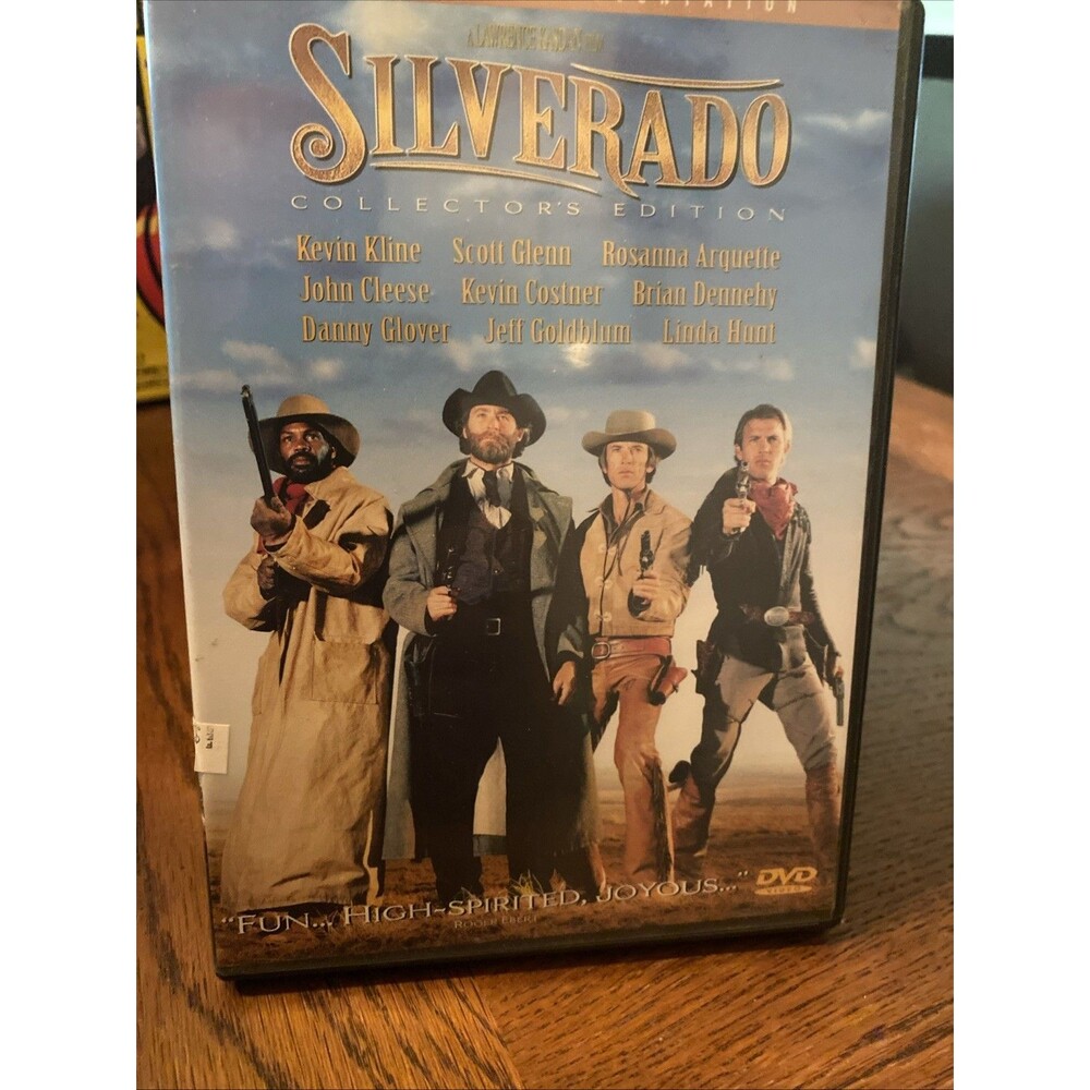 Silverado (DVD, 1985) Costner Glover Goldblum Kline Glenn Cleese Arquette